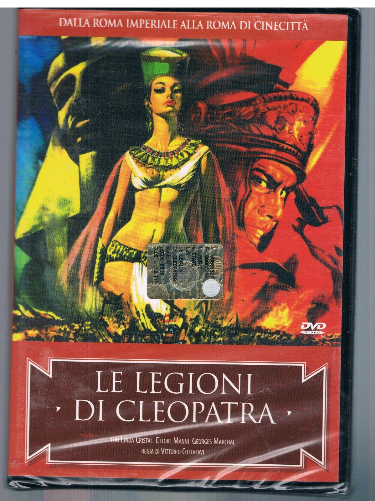 LE LEGIONI DI CLEOPATRA L. CRISTAL E. MANNI G. MARCHAL DVD RAI TRADE SIGILLATO!!