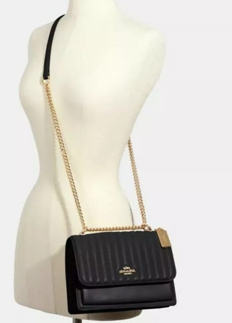 Coach Black Linear Quilting Klare Crossbody 2561 for sale online | eBay