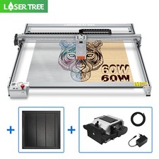 K1 MAX 60W Laser Engraver Machine K60 Laser Module +Air Pump +Honeycomb Panel