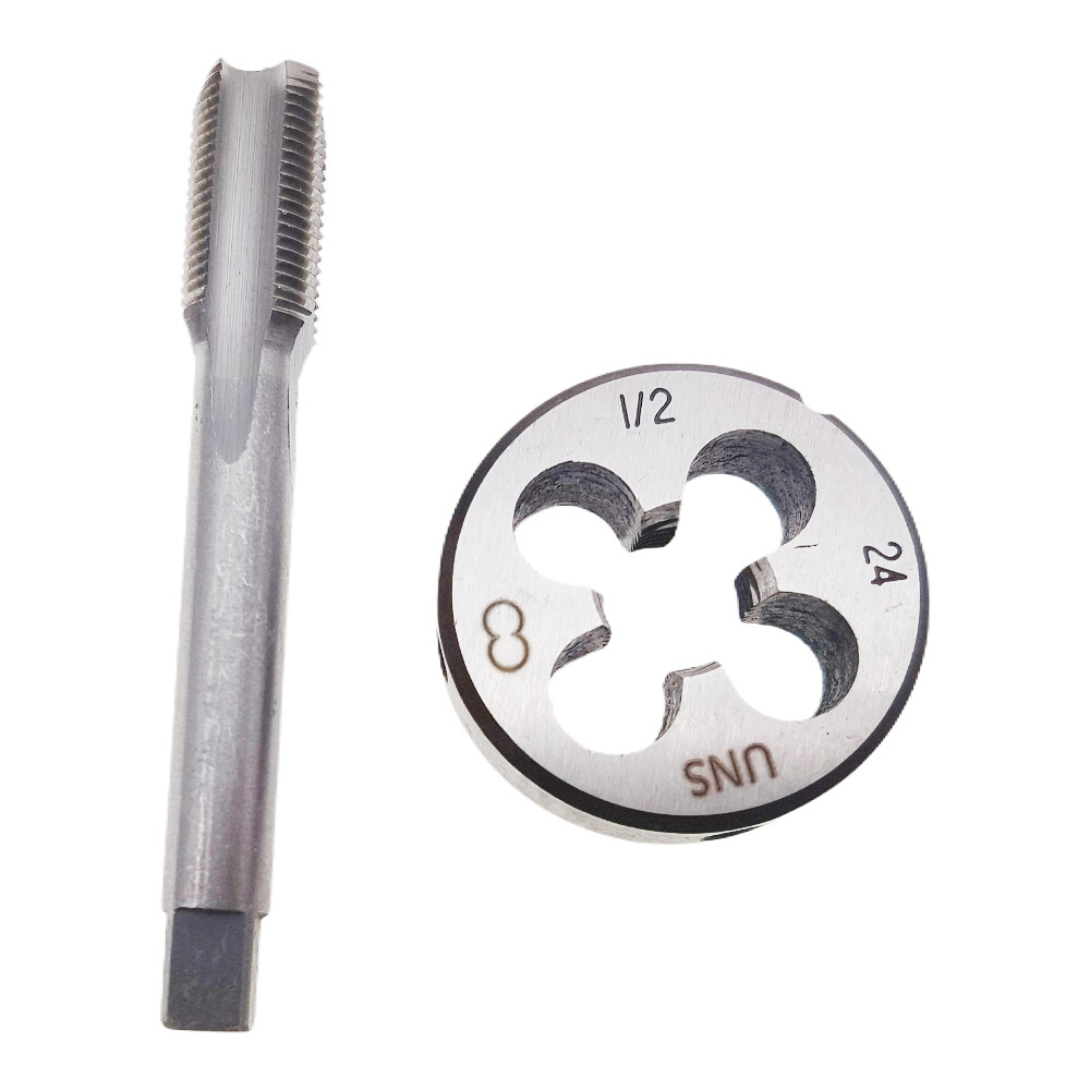 CNC Tool 1/4-24 Tap & Die Set RH 1/4x24 Die Tap 1/4x24 HSS Right Hand 1/4-24 Tap | UK