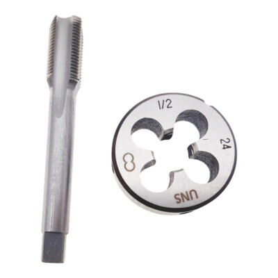 1/2-24 Tap & Die Set RH HSS Right Hand Thread 1/2 X 24 Machine