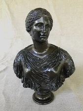 Greek Muse Euterpe, 19th Century Grand Tour Bronze, Barbedienne