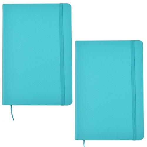 Classic A5 Notebook Hardback Cover & Ribbon Marker with Elastic Closure Diary - Picture 43 of 49