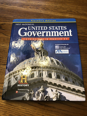 Holt McDougal United States Government Principles in Practice, 2012, Hardcover | eBay