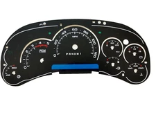 Escalade Black Gauge Face for Silverado Sierra Duramax Diesel 2006 2007 Clusters