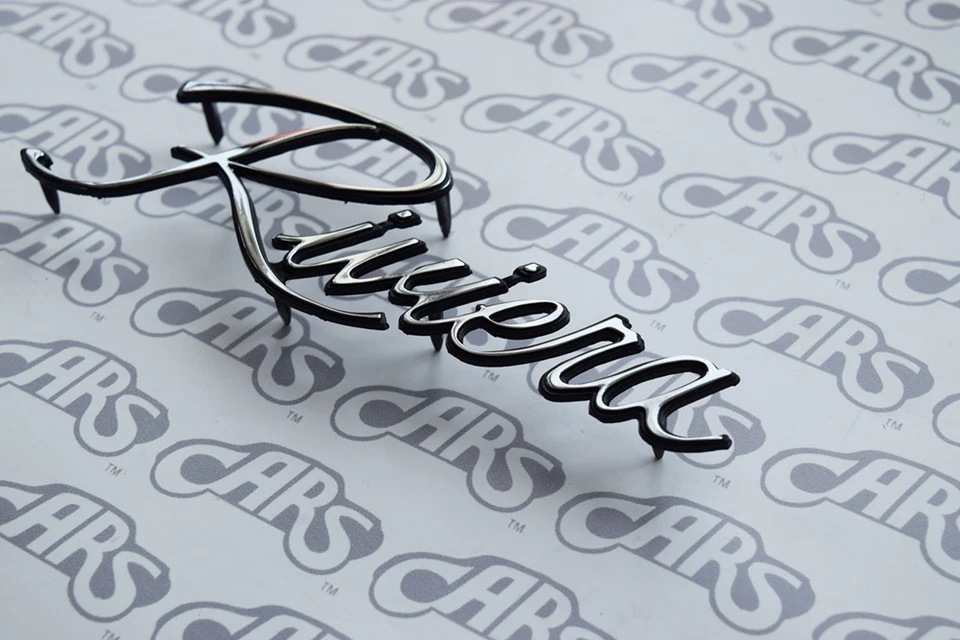 1971-1974 Buick Riviera Chrome Monogram | Fender Script - Image 3 of 4