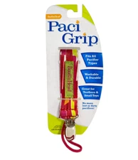 BooginHead PG-PBETTY Paci Grip Universal Pacifier Holder, Red