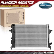 Radiator without Oil Cooler for Hyundai Veloster 2019-2021 Kia Soul 20-22 2.0L