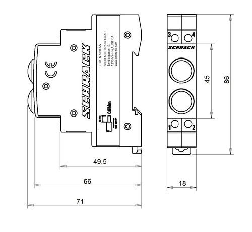 Phasenkontrolle 230V Leuchtmelder Meldeleuchte LED grün rot gelb blau Leuchte - Bild 5 von 10