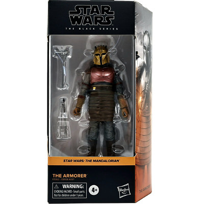 THE ARMORER FIGURE 2020 STAR WARS MANDALORIAN BLACK SERIES HASBRO NEU OVP 04 TOY