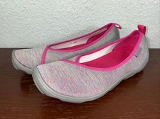 Crocs Women's 8 Multicolor Grey Pink Duet Busy Day 202044 Slip On Comfort Flats