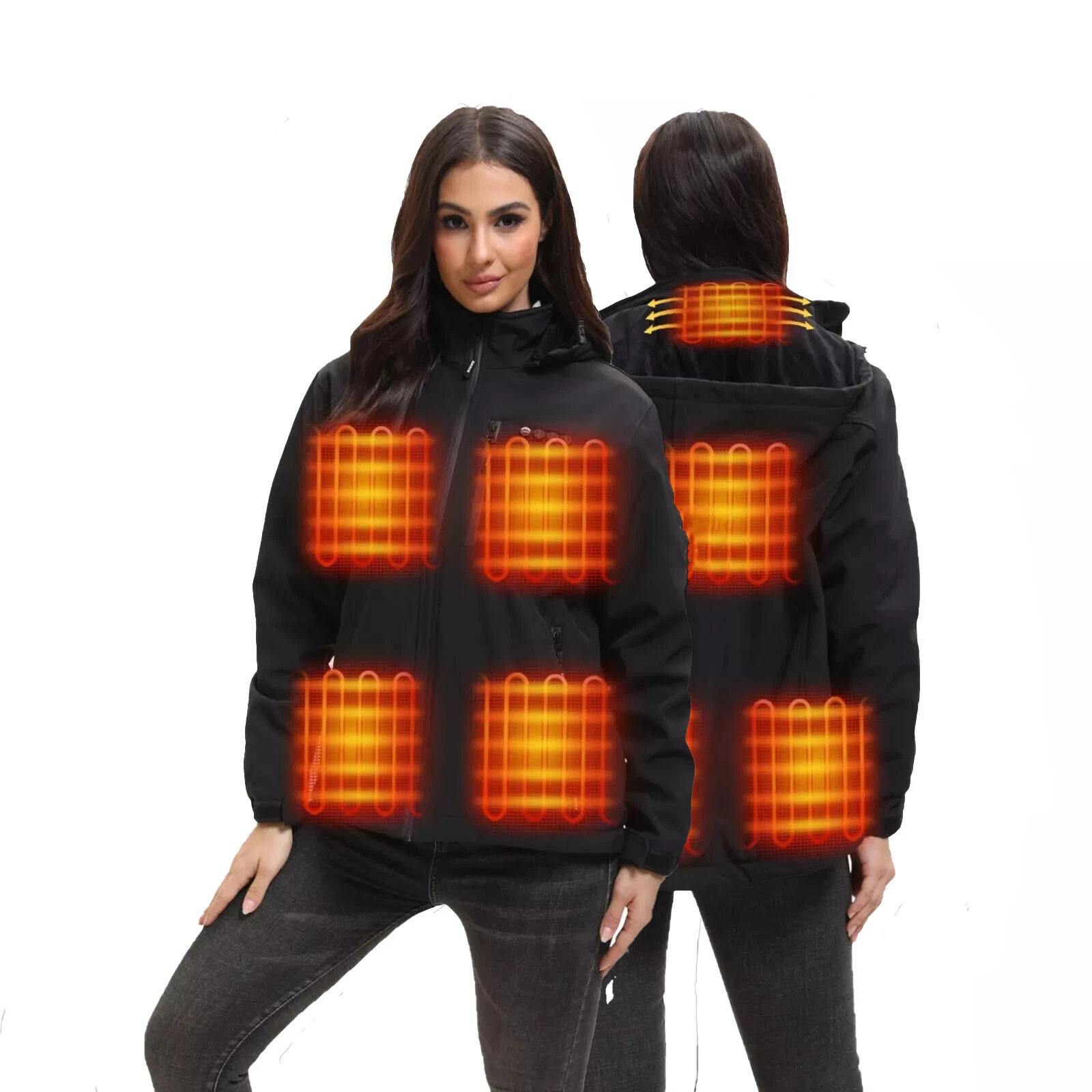 ARRIS Women's Heated Jacket with Upgraded Battery Pack Windproof&Waterproof
Opens in a new window or
