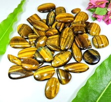 AA Natural Tiger Eye Mix Shape Cabochon Loose Gemstone Wholesale Lot