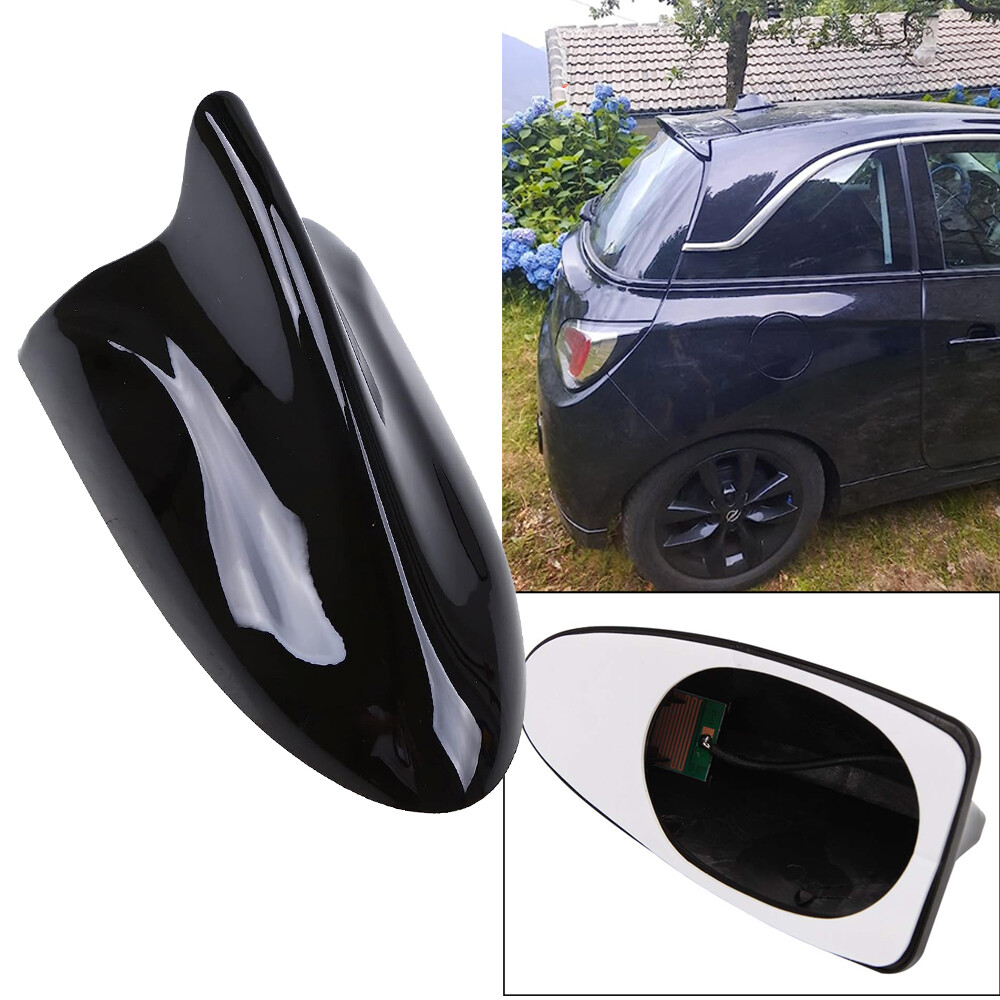 Shark Fin Roof Antenna Cover – AM/FM Signal For Kia Forte 2015-2020 Glossy Black