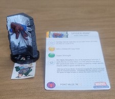  HeroClix Marvel WEB OF SPIDER-MAN Spider-Man 007 with card 
