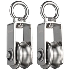 Cable Pulley Wheel Stainless Steel, Bearing Inside, Rope Pulley for Pulley Syste