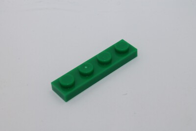 Lego 10x Platte 1x4 plate 3710 grün green