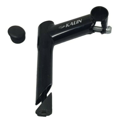Kalin 25,4mm Quill Mtb Fahrrad Stahl Lenker Vorbau 90mm Reichweite 20 Grad Rise schwarz