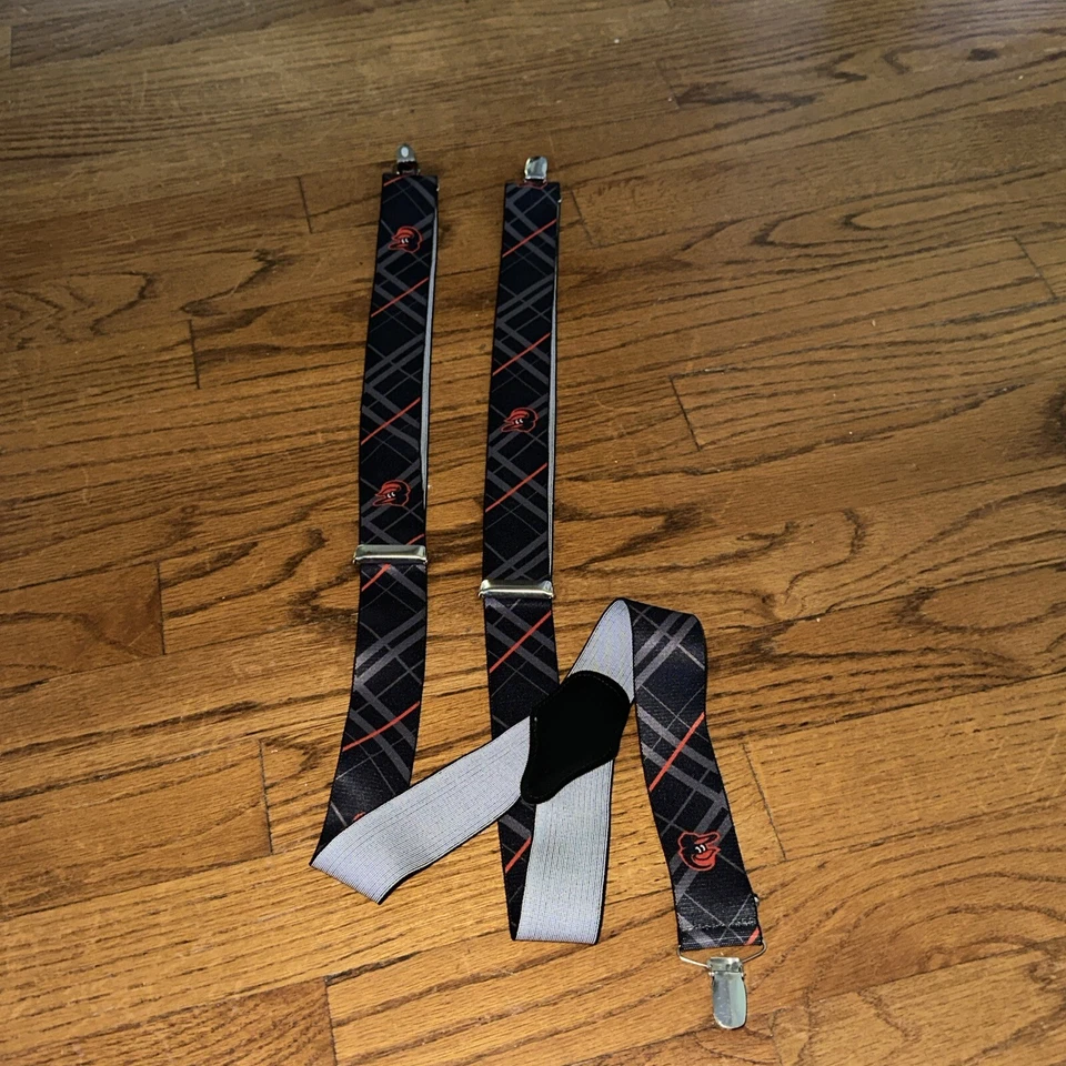 Baltimore Orioles Baseball ⚾️ Suspenders Eagles Wings MLB UNIQUE  4 CHARITY❤️275 - Image 2 of 4