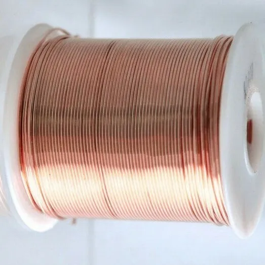 Bare Copper Wire 22 Gauge 15 lb Spool (7,515 Feet) Diameter 0.025