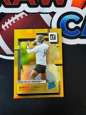 2022 Chris Oladokun Panini Donruss Gold Holo Press Proof Rated Rookie #376