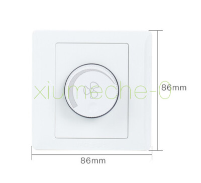1PCS 220V Adjustment Ceiling Fan Speed Control Switch Wall Button Dimmer Switch