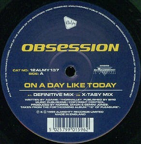 Obsession - On A Day Like Today (12'')