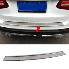 Silver Rear Bumper Protector Guard Cover Plate For Benz GLC GLC300 AMG GLC43