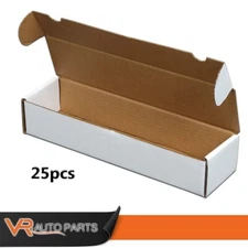25 Storage Boxes LOT 800 Count Ct Sports Cards Trading White