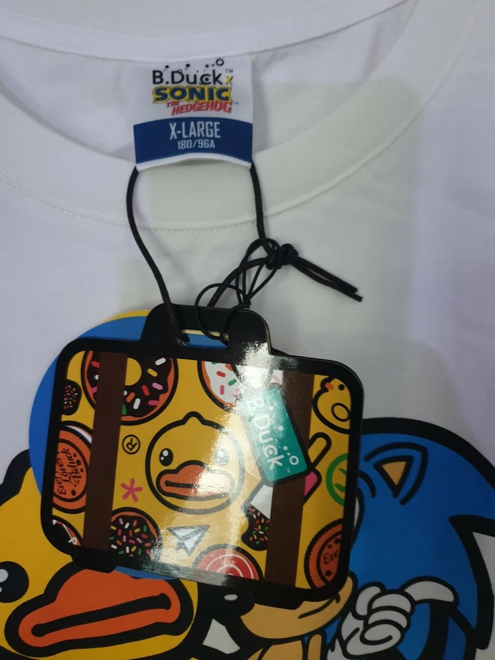 EXTREMELY RARE B.DUCK & SONIC T-SHIRT - COLLECTORS ITEM SIZE XL - NEW WITH TAGS  - Image 3 of 4