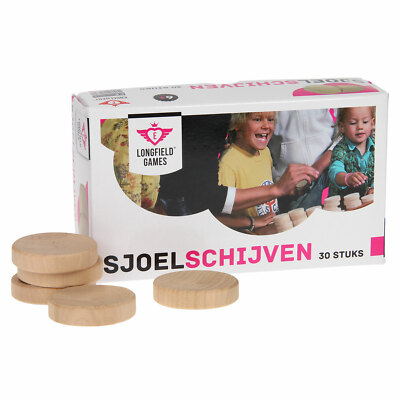 30 Stk. große Scheiben SJOELBAK Shuffleboard Holland Billard Longfield GamesSJOE