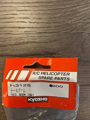 KYOSHO R/C HELICOPTER h3126 tail boom nexus concept Rare
