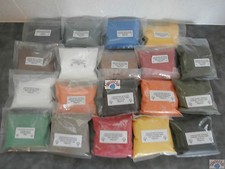 Powder paints various colours, sparkles also available