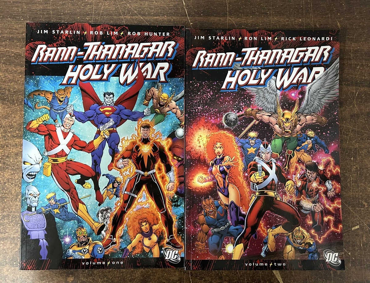 アメコミ・英語　2巻セット　RANN/THANAGAR HOLY WAR Rann-Thanagar Holy War Vol 1 & 2 TPB Set DC Comics 2009 Jim