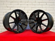 4X Roues noires concaves 19" HAXER HX034 5X120 pour BMW E38 E39 E60 E65