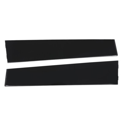 Fit For 2011-2019 Jeep Grand Cherokee Rear Door B Pillar Window Trim Black 2pcs