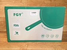 FGY 5 Pcs Nonstick Aluminum Pan Set Induction Bottom 8 Fry Pan 1.5 2.5 Qt NIB!