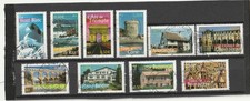Les 10 timbres Timbres FRANCE oblitérés..... 3595/3604 ....... de 2003