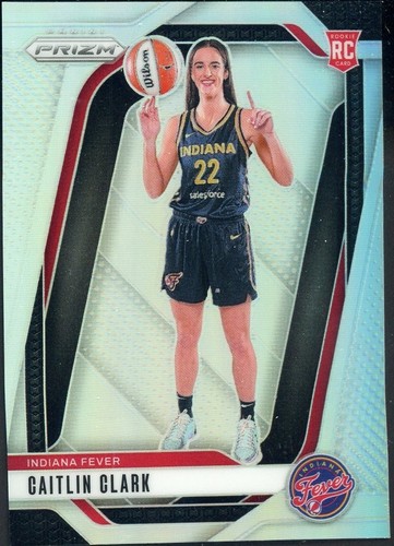 2024 Panini Prizm WNBA - Caitlin Clark #145 Silver Prizm (RC) PSA 9 Rookie