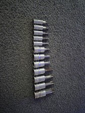 SNAP ON 212EFTXY 12 PC T8 T55  1/4" & 3/8"  DRIVE TORX SOCKET DRIVER SET 