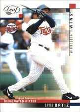 2003 Leaf Baseball Card #59 David Ortiz
