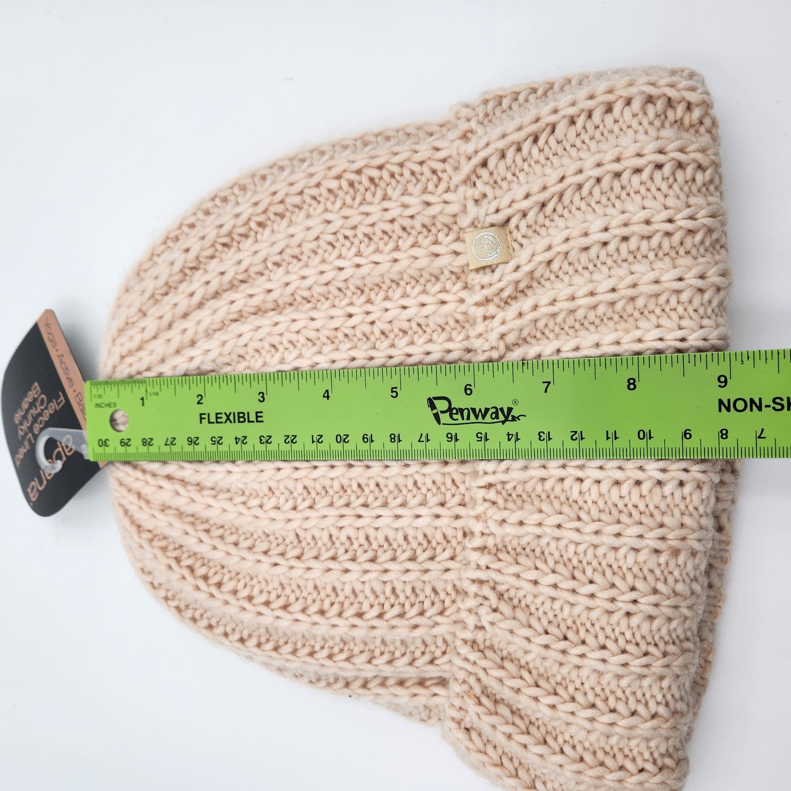 Beanie Hat With Pom Pom & Chunky Beanie Fleece Lined Bundle Winter Warm Hats