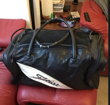 Titleist pu leather staff holdall weekend bag
