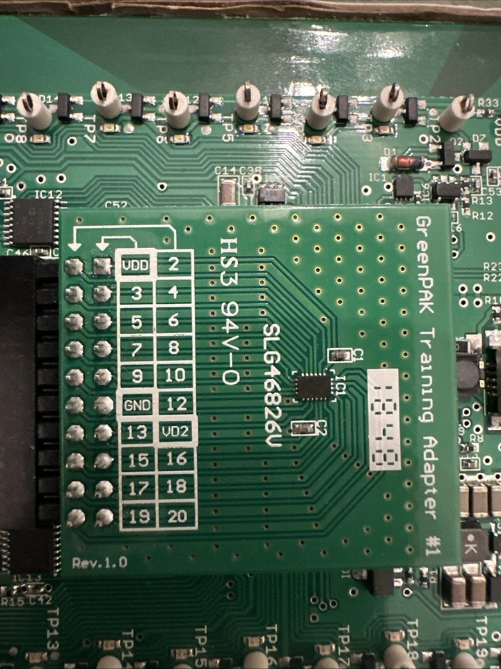 GreenPAK Programmable Mixed-Signal Matrix SLG46xxxx GreenPAK CMIC Eval Board - Image 4 of 4