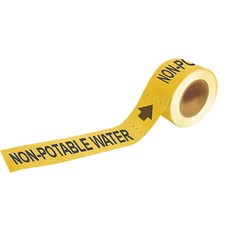 Brady 73913 Pipe Marker, Non-Potable Water, 2 In.H