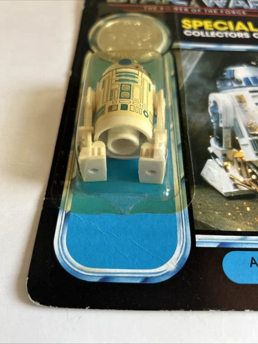 Vintage Star Wars Power Of The Force R2-D2 Coin Unpunched Kenner 1984 92 Back - Picture 22 of 24