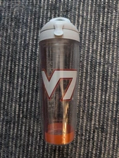 VA TECH 24 Oz TERVIS TUMBLER VIRGINIA TECH HOKIES Bottle Flip Top Lid 