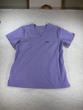 Figs Technical Collection Catarina One Pocket Scrub Top Lilac Purple Size M
