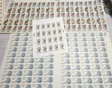 US Postage Mint Lot 500 Face Value-Sheets  Strips Lot 27 