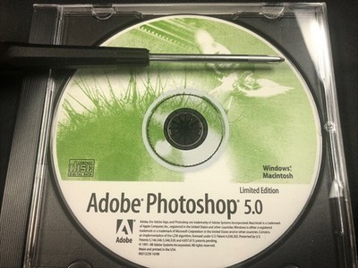 Ad-obe Photoshop 5.0 LE Limited Edition CD For Windows & Mac With